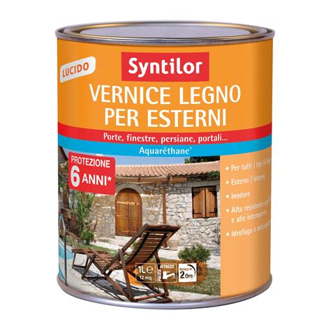 Vernice Per Legno Da Esterno Liquido Syntilor L Incolore Lucido