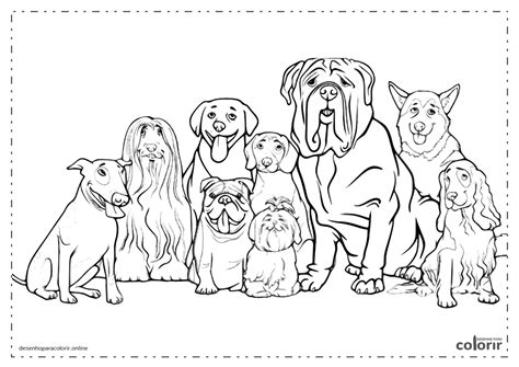 Aprender Sobre Imagem Desenhos Para Colorir De Cachorro Br