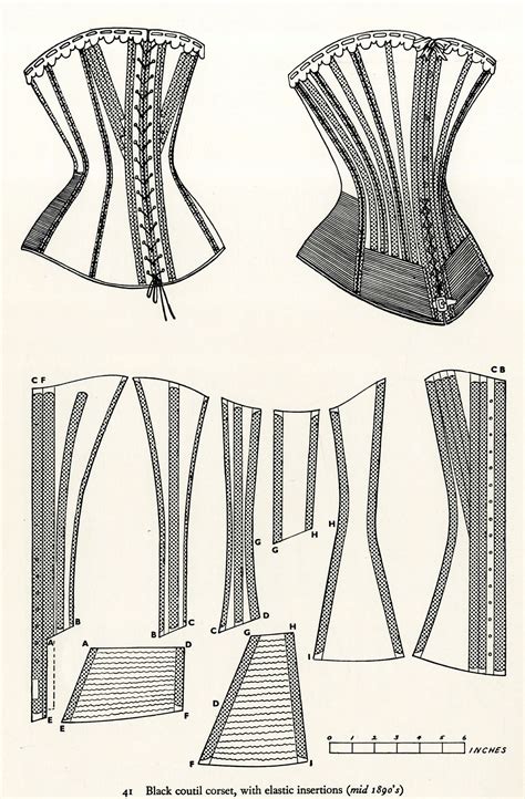 Printable Corset Pattern