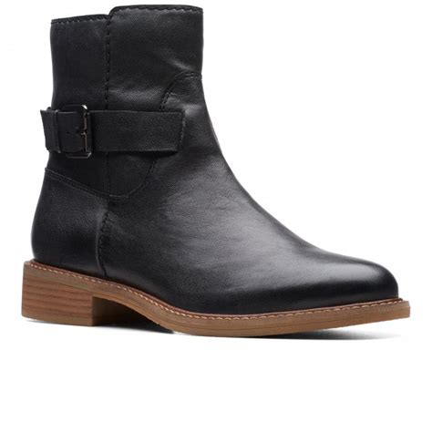 Clarks Cologne Strap Womens Wide Fit Ankle Boots Women From Charles