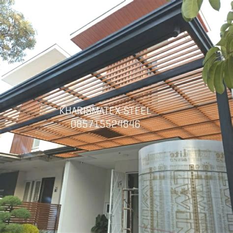 Jual Kanopi Atap Polycarbonate Twinlite 10 Mm Dan Kisi Kisi Rangka