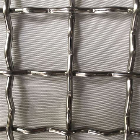 Sus L Mesh Stainless Steel Crimped Woven