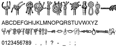 Knots Font Dingbats Various