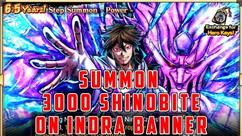 NxB NV 6 5 Anniversary Part 2 Summon 3000 Shinobite On Indra Banner