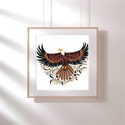 Indigenous Eagle Art - Etsy