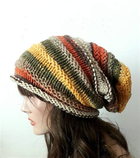 Unisex Super Slouchy Beanie Baggy Hat Dreadlock Hat Slouchy Etsy