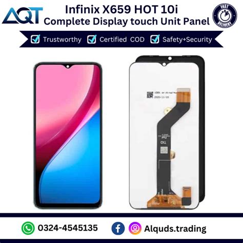 Infinix X6836 HOT 40 LCD Panel Alqudstrading AQT