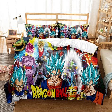 3d Printed Microfiber Anime Comforter Cover Bed Set Twin Full Queen