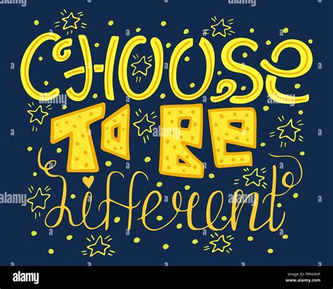 choose    hand drawn motivational lettering colorful