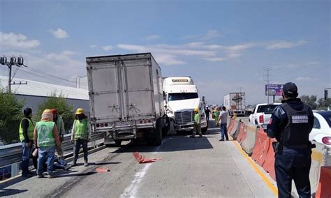 Cierran Autopista M Xico Puebla Por Choque De Tr Ileres