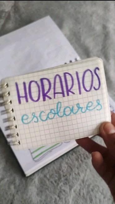 Melijaznotes On Instagram Horarios Escolares Sencillos Bonitos Y Muy