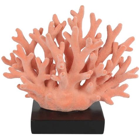 Escultura De Coral Rosado