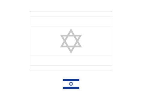 Flag of Israel coloring page - Free coloring sheets - coloring1.com