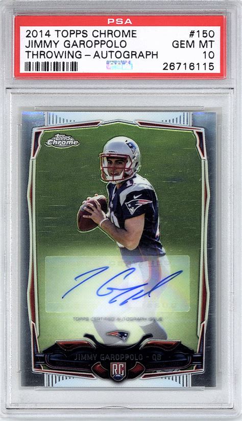 jimmy garoppolo football card 1
