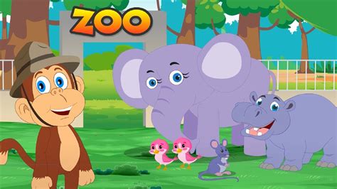 Zoo Animal Sounds Song Learn About Animals At The Zoo Kids