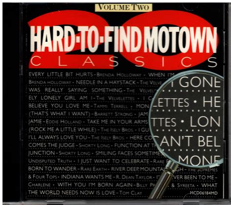 Hard To Find Motown Classics Volume 2