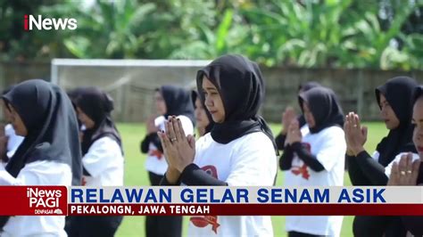 Relawan Puan Gelar Senam Asyik Dan Beri Bantuan Untuk Wong Cilik