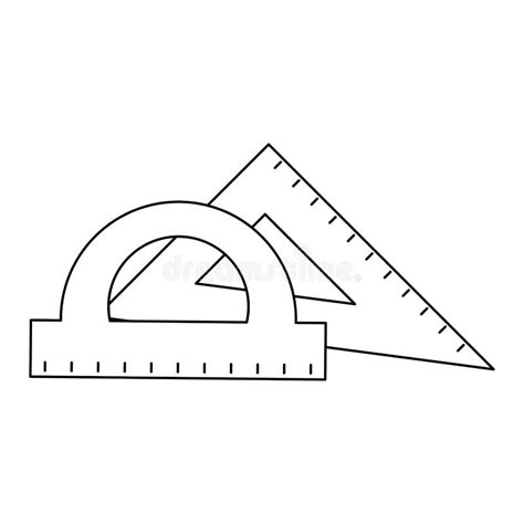 Utensilios Geom Tricos Del Comp S Y De La Regla Blancos Y Negros