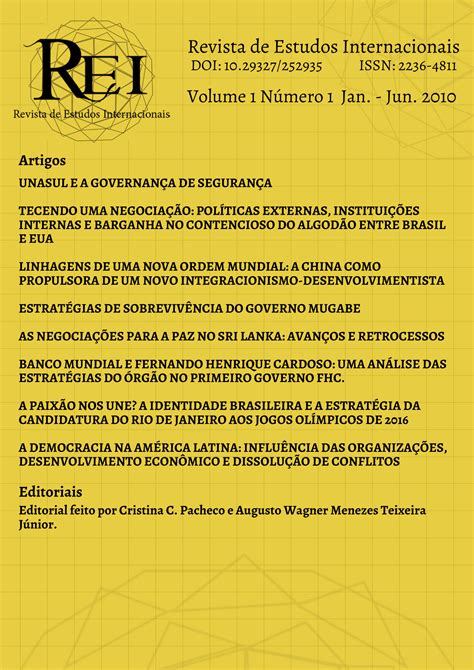 A DEMOCRACIA NA AMÉRICA LATINA INFLUÊNCIA DAS ORGANIZAÇÕES DESENVOLVIMENTO ECONÔMICO E