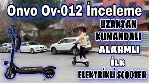 ONVO OV 012 ELEKTRİKLİ SCOOTER İNCELEME KUTU AÇILIMI TEST SÜRÜŞÜ