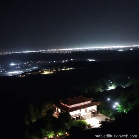Night Top View Stable Diffusion Online
