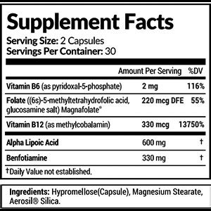 Amazon.com: BEDROCK BIOSCIENCE Nerve Support Formula : Health & Household