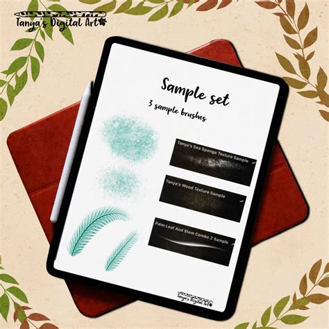 Tanyas Sample Summer Brush Set For Procreate Librium