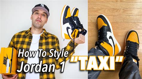 How To Style Nike Air Jordan 1 Taxi” Sneakers Yellow Toe Jordans