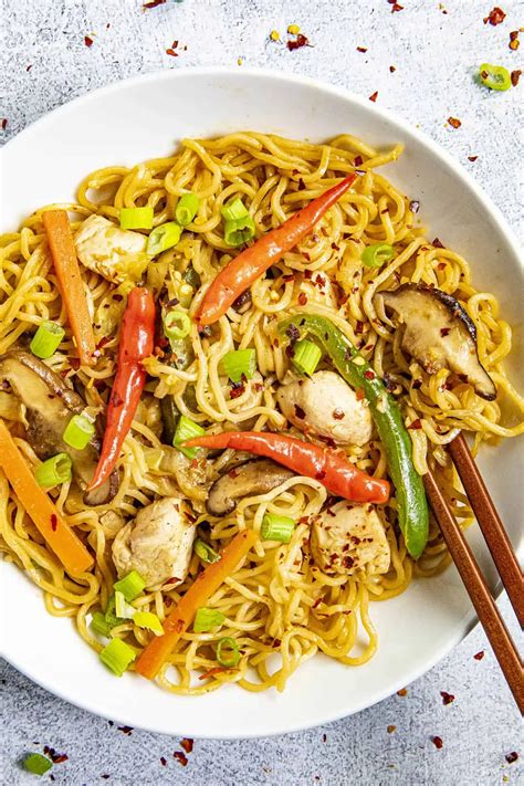 Yakisoba Noodles Recipe Chili Pepper Madness