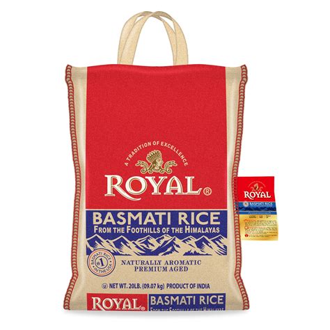 Buy Royal White Basmati Rice 20 Pound Bag Online At Lowest Price In