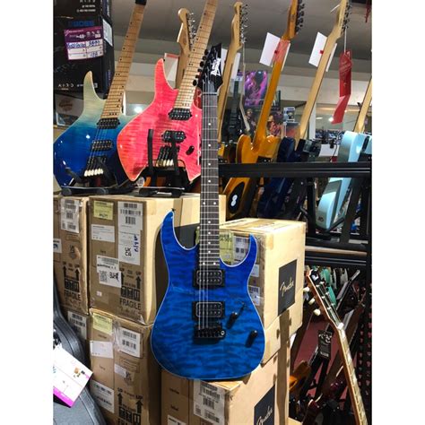 Ibanez Grg120qasp Bgd Rg Gio Series Electric Guitar Blue Gradation