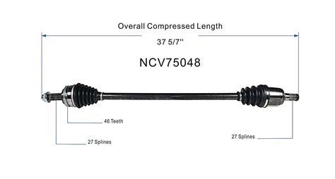 12 13 Kia Soul CV Axle Assembly Front Right NCV75048 GSP North