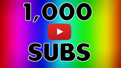 1k Subs Youtube