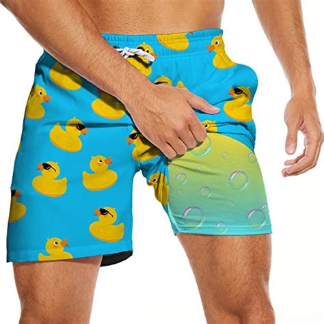 Mens Rubber Duck Swim Trunks The Best Way To Make A Splash This Summer