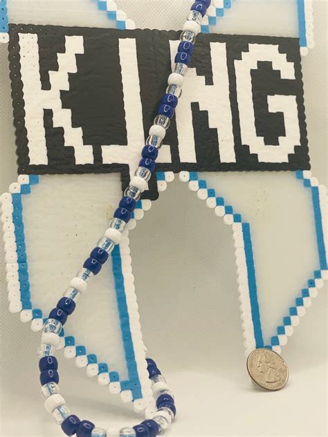 Blue Excision Sullivan King Logo Perler Necklace Etsy Australia