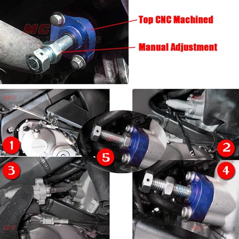 CNC Manual Cam Chain Tensioner Adjuster For Yamaha YFM 400 Kodiak 93 06