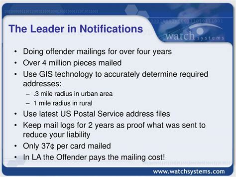 PPT Sex Offender Notification Mailing Service PowerPoint Presentation ID