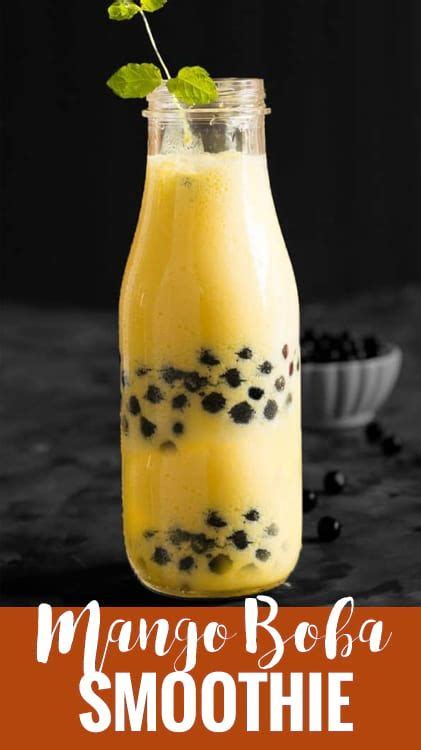 Mango Boba Smoothie Recipe