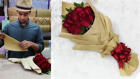 How To Wrap A Bouquet Of Roses Img Abhay