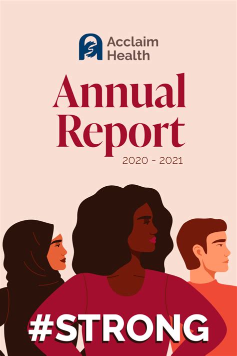 Annual Report 2020 2021 Strong Acclaim Health