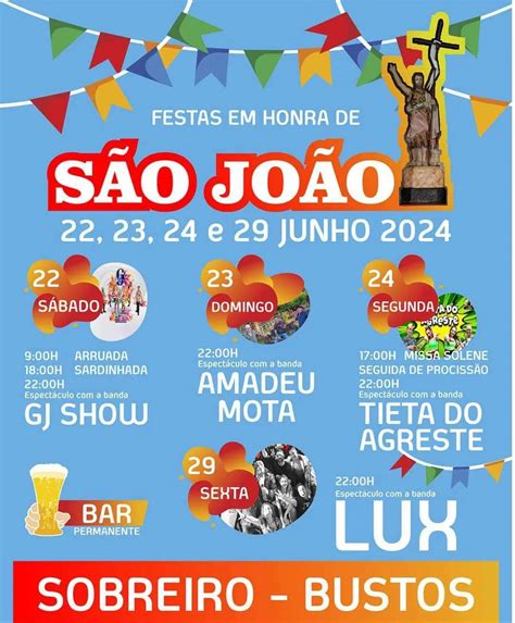 Festas De São João 2024 Sobreiro Bustos