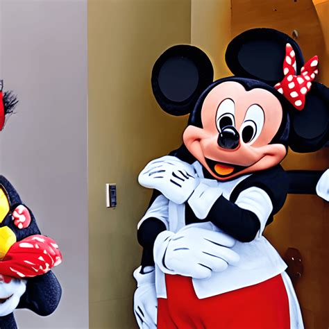 Mickey Mouse And Elmo · Creative Fabrica