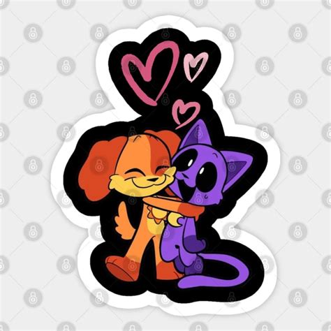 Catnap Poppy Playtime Catnap Sticker Teepublic