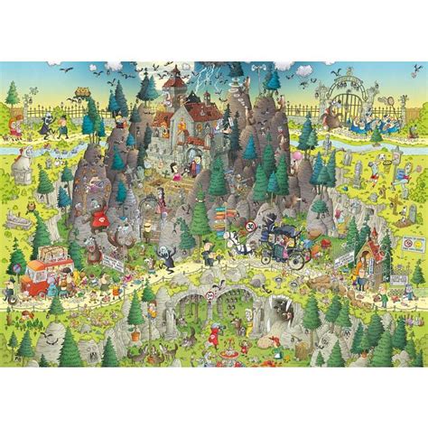 Funky Zoo: Transylvanian Habitat | 1000 Pieces | Puzzle Master Inc