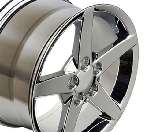 Corvette Wheel - C6 Rim - CV06A 18x9.5 Chrome Corvette Rim