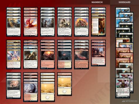 Boros Midrange A Standard Deck By Platinum Mythic Rank Player Mtg Decks