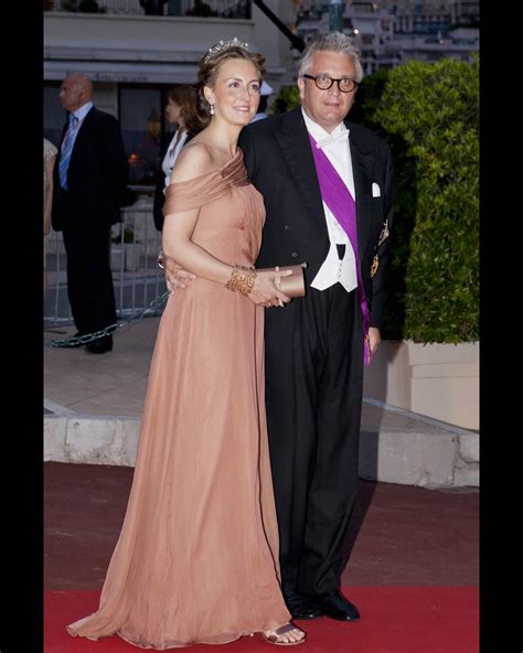 Photo Le prince Laurent de Belgique et son épouse au mariage du