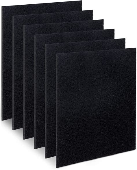 Honeywell Hpa200 Air Purifiers 6 Pack Carbon Pre Filter A Hrf A200 1 4 Inch Thick