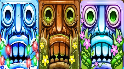 Temple Run 2 All Festival Maps LOST JUNGLE LANTERN FESTIVAL VS HOLI