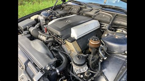 1996 Bmw E38 740i Engine Bay Walkaround Youtube